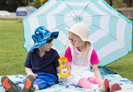 Sun safety for babies and children