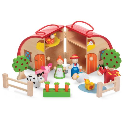 Wooden Farm Playset